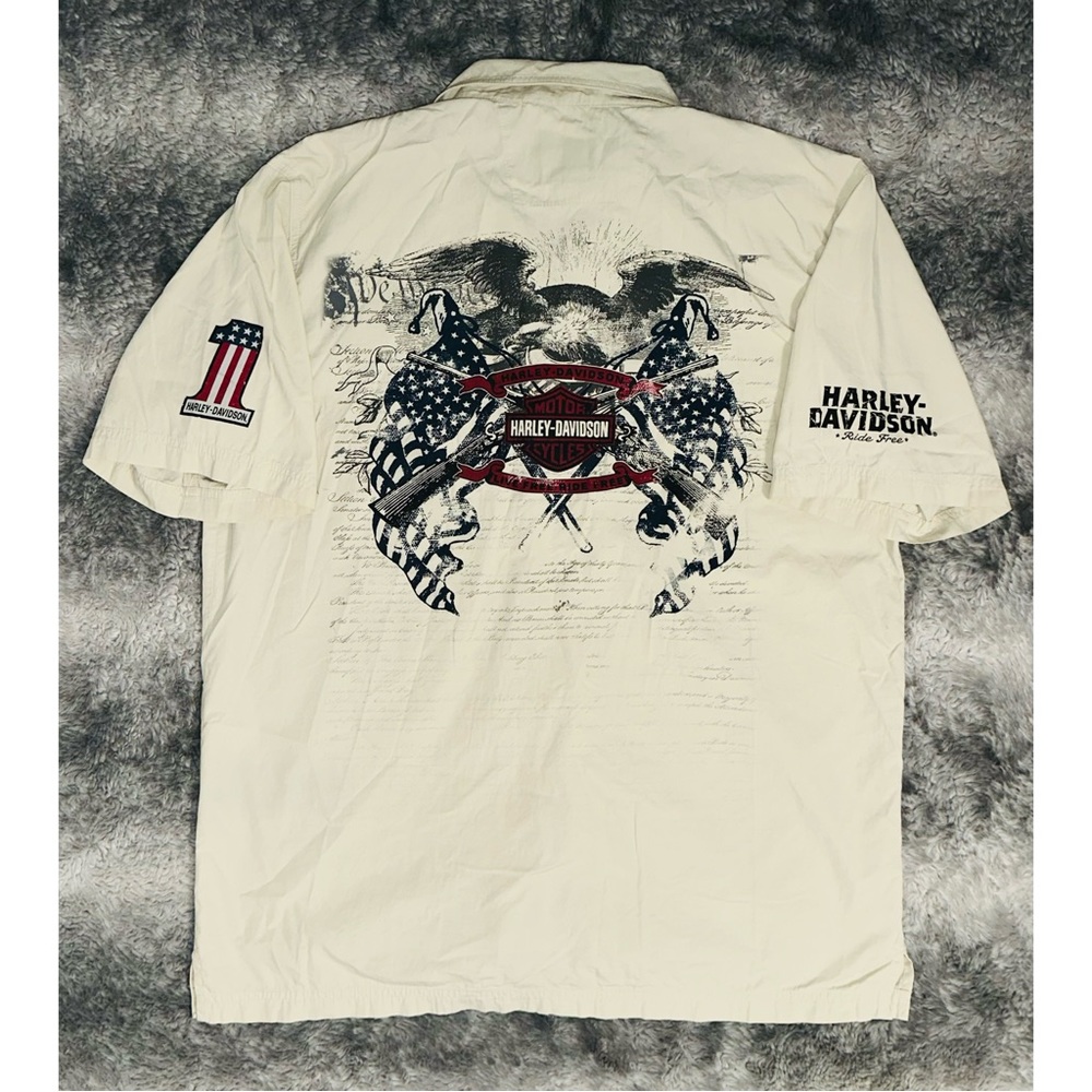 VINTAGE HARLEY-DAVIDSON MADE IN USA SHIRT - Picture 1 of 3